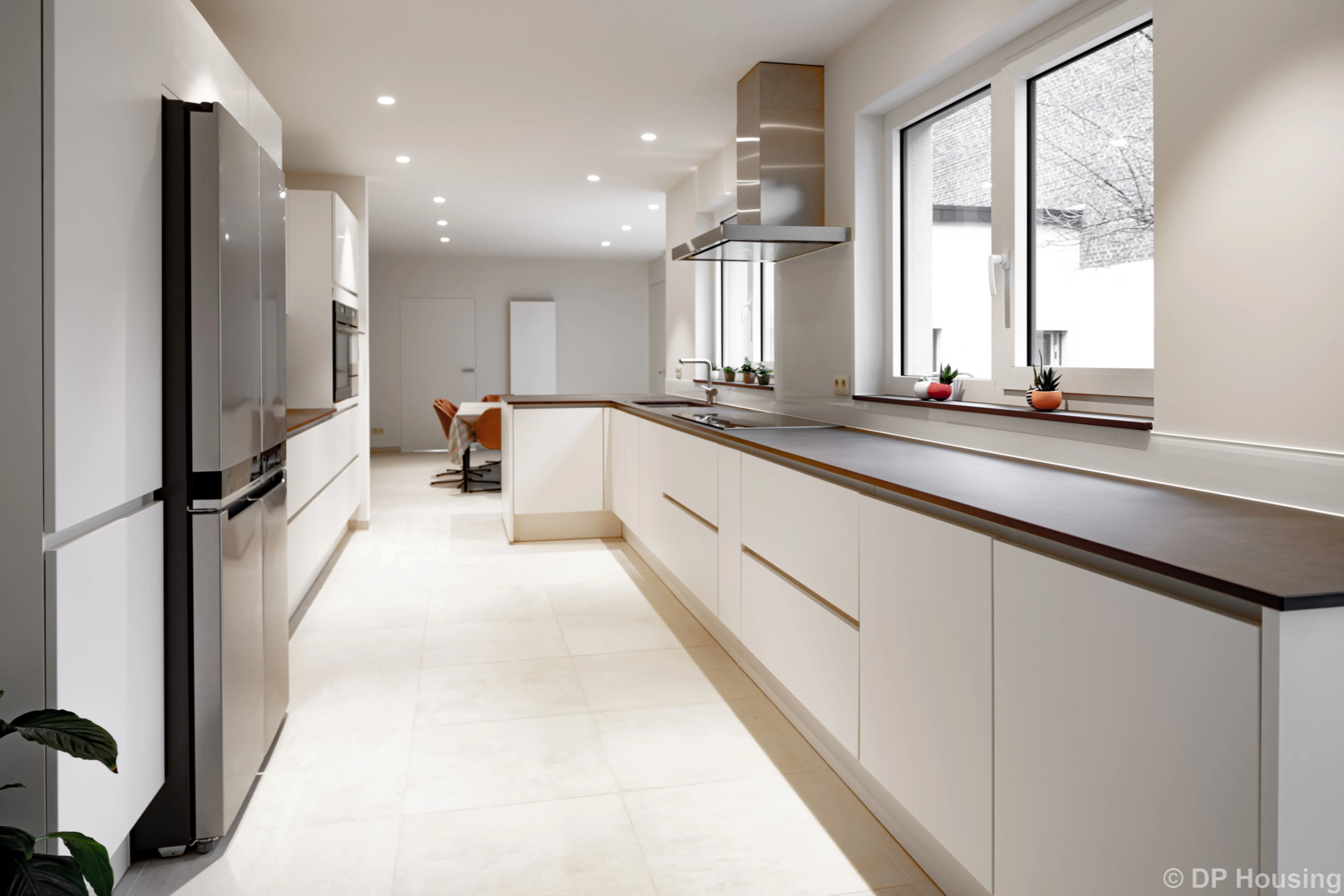 Aluminium ramen DP Housing detail