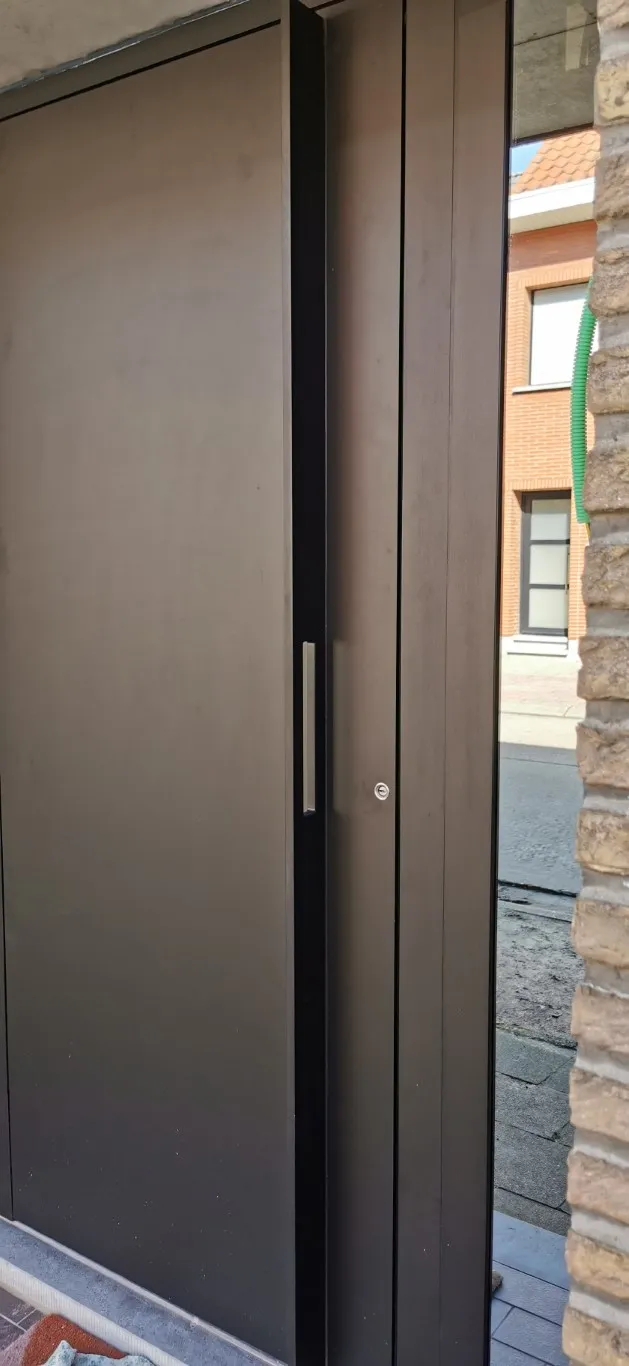 Aluminium ramen Heislagsebaan zijzijde