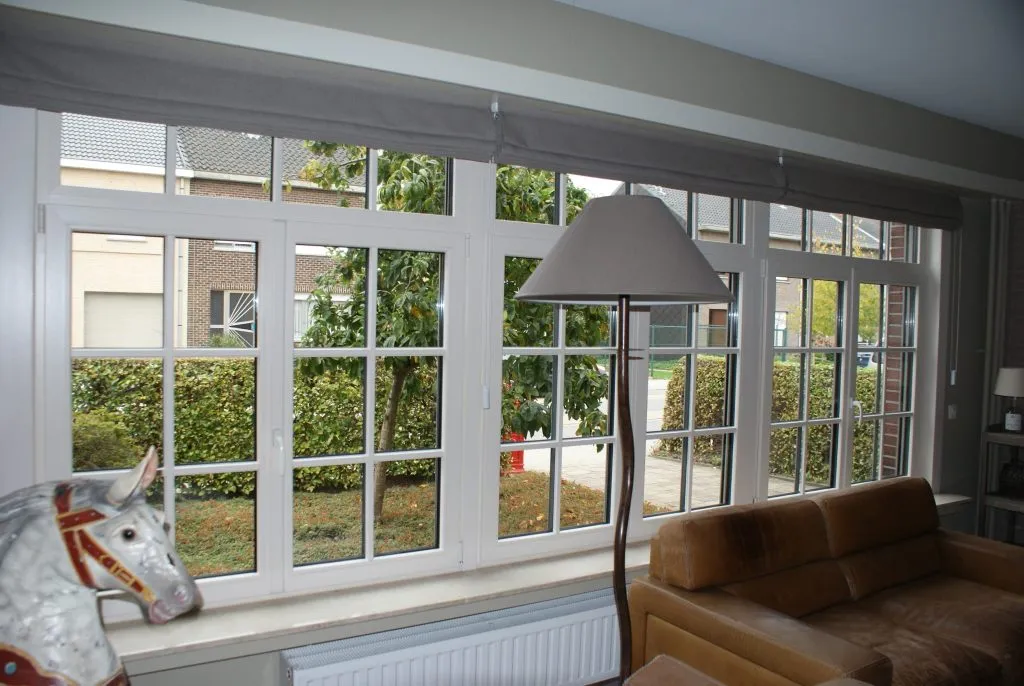 PVC ramen met kruishouten